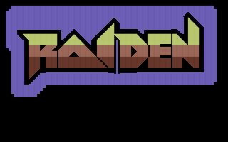 Raiden PETSCII logo